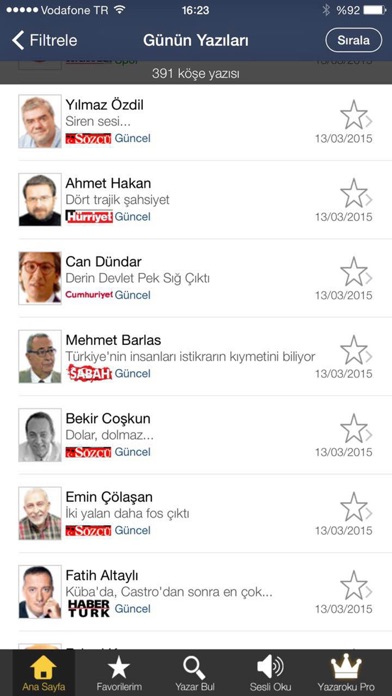 Köşe Yazarları - Yazaroku.Com Resimleri