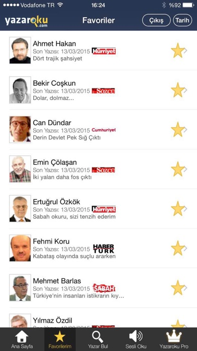 Köşe Yazarları - Yazaroku.Com Resimleri