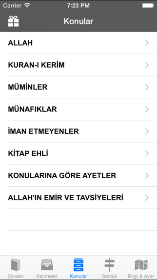 Kur'an Fihristi Resimleri