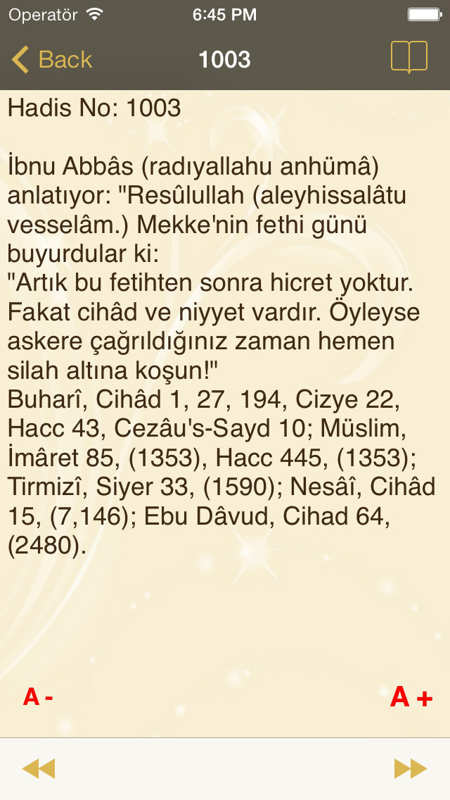 Hadis Fihristi Resimleri