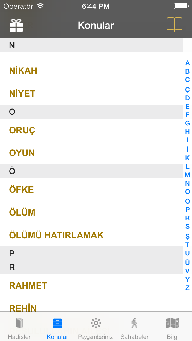 Hadis Fihristi Resimleri