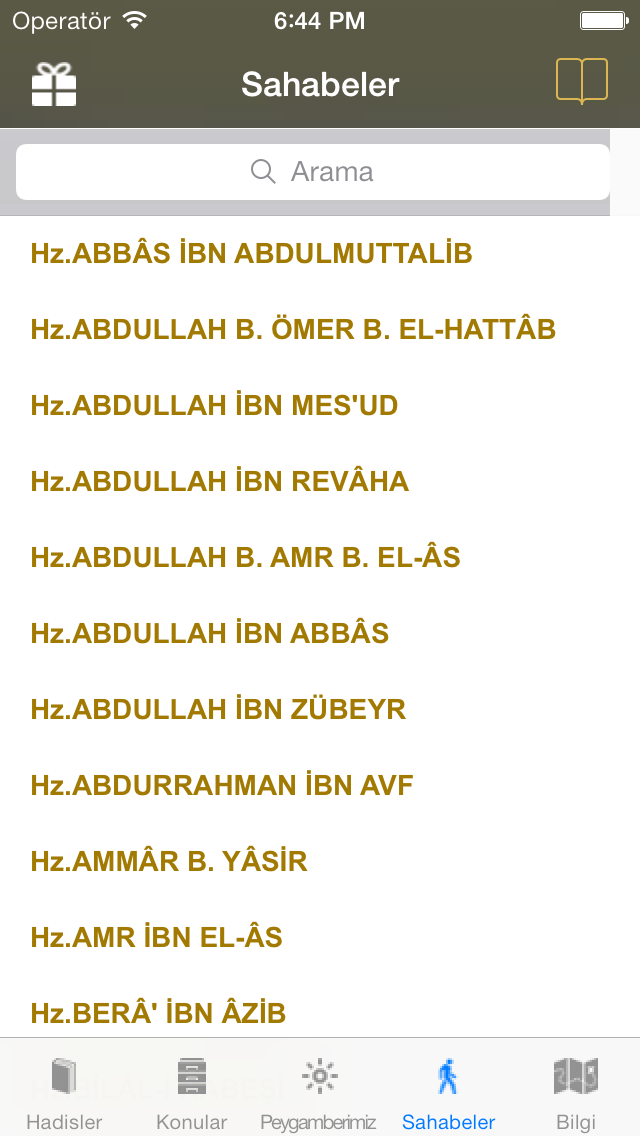 Hadis Fihristi Resimleri