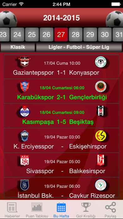 Futbol - Süper Lig Sürümü Resimleri