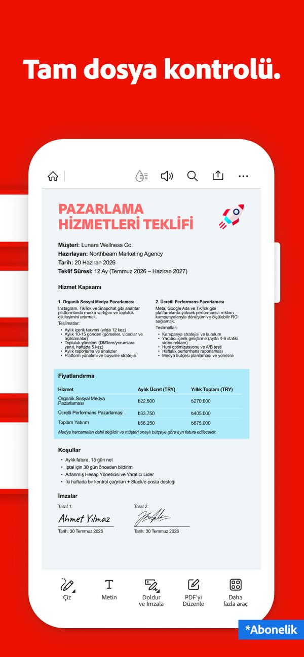 Adobe Acrobat Reader: PDF açma Resimleri