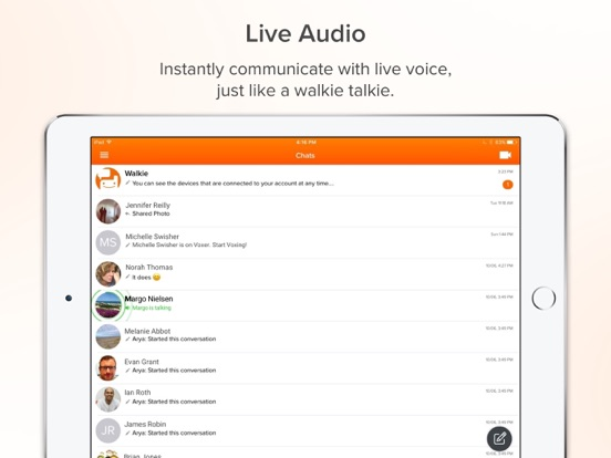 Voxer Telsiz Bas-Konuş Resimleri