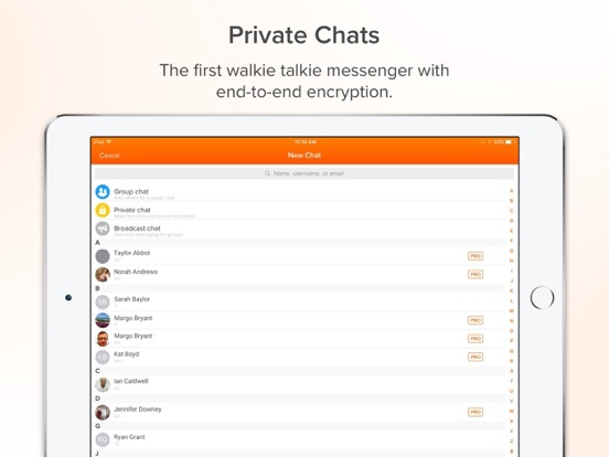 Voxer Telsiz Bas-Konuş Resimleri