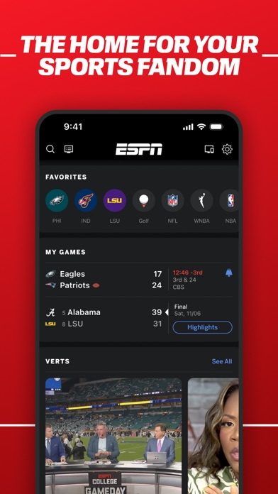 ESPN: Live Sports & Scores Resimleri