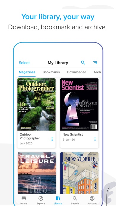 ZINIO - Magazine Newsstand Resimleri