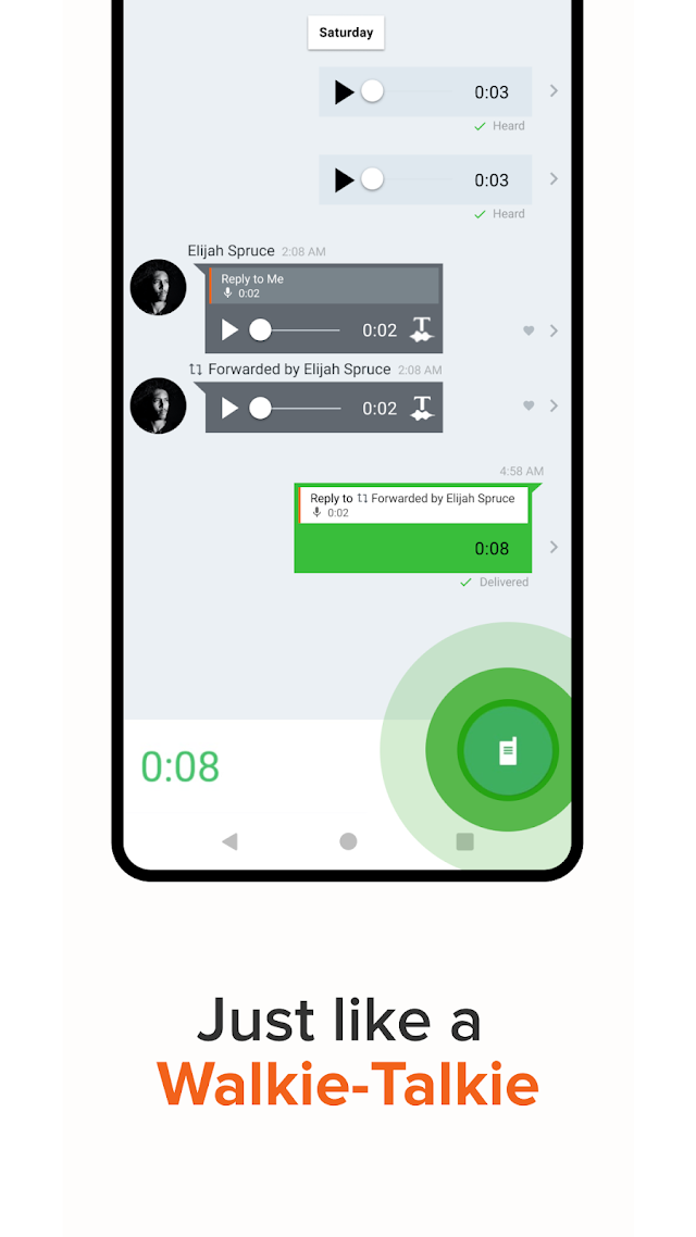 Voxer Telsiz Bas-Konuş Resimleri