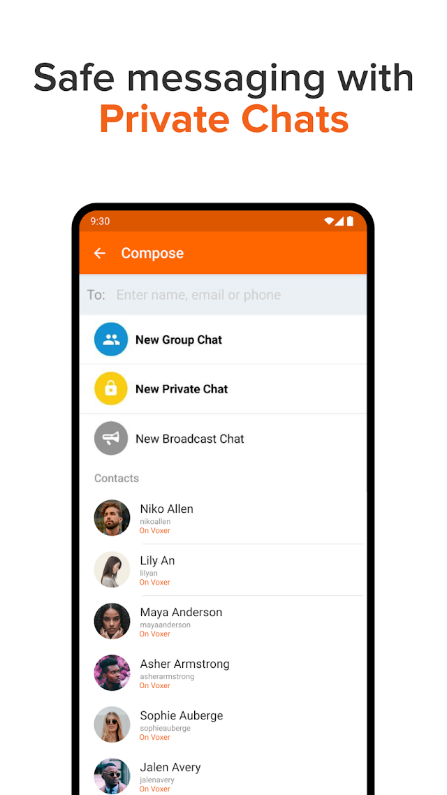 Voxer Telsiz Bas-Konuş Resimleri