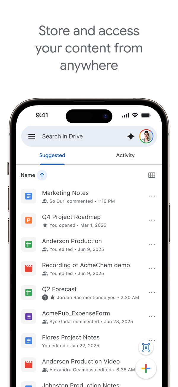 Google Drive – depolama Resimleri