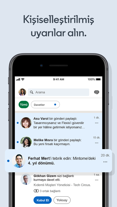 LinkedIn: Topluluk ve Ağ Resimleri