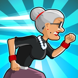 iPhone & iPad Angry Gran Run - Running Game ikonu