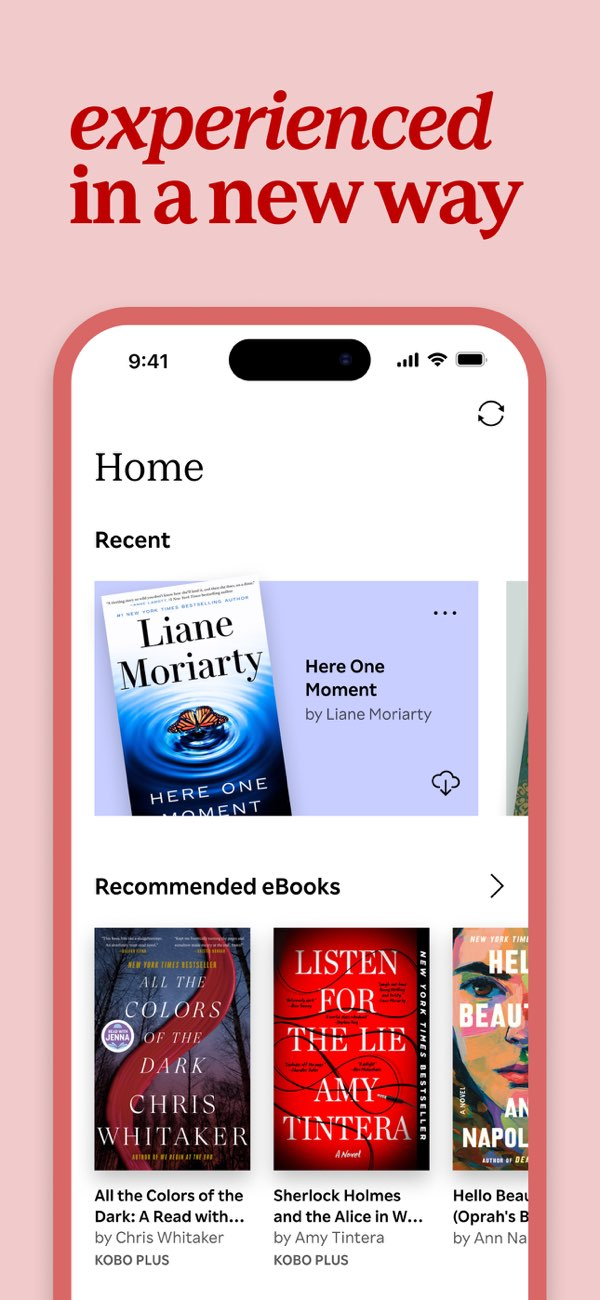 Kobo Books Okuma Uygulaması Resimleri