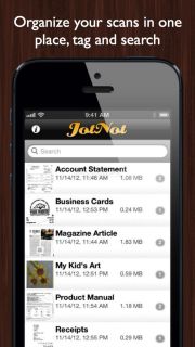 JotNot Scanner Resimleri
