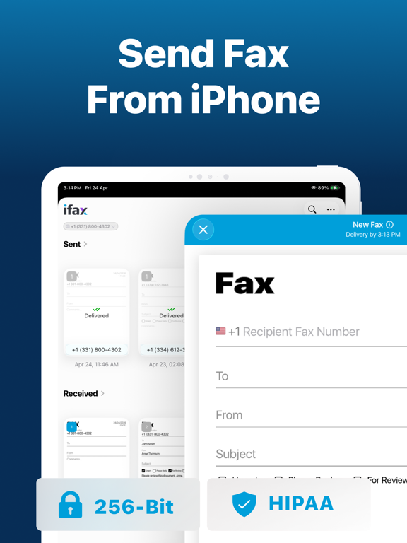 iFax: Fax from Phone ad free Resimleri