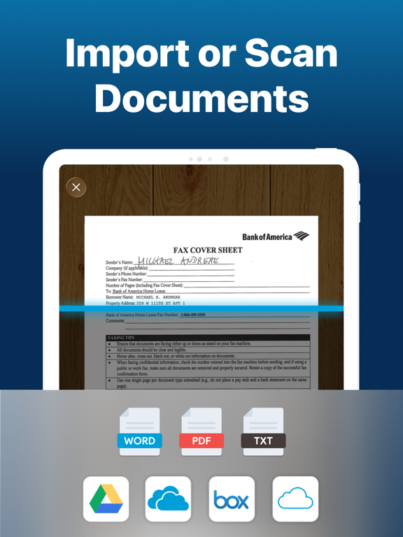 iFax: Fax from Phone ad free Resimleri