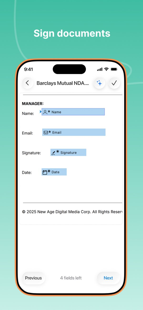 Signeasy: Sign & send document Resimleri