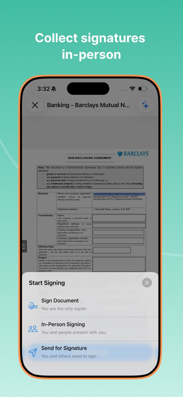 Signeasy: Sign & send document Resimleri