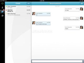 Microsoft Lync 2010 for iPad Resimleri