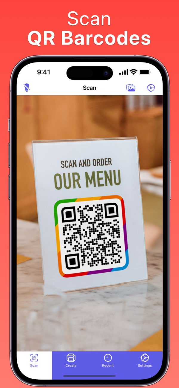 QR Barcode Generator Scanner Resimleri