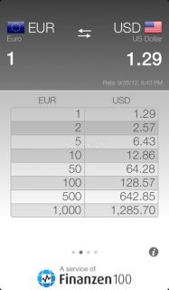 Finanzen100 Dviz Hesap Makinesi Resimleri