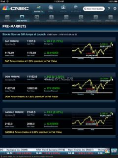 CNBC Real-Time for iPad Resimleri