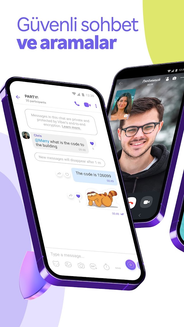 Rakuten Viber Messenger Resimleri