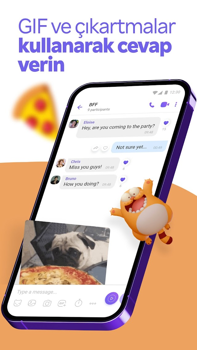 Rakuten Viber Messenger Resimleri