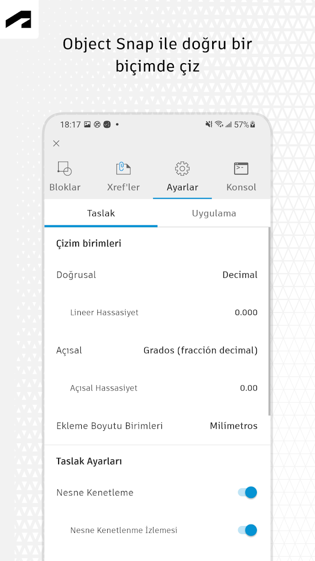 AutoCAD - DWG Düzenleyici Resimleri