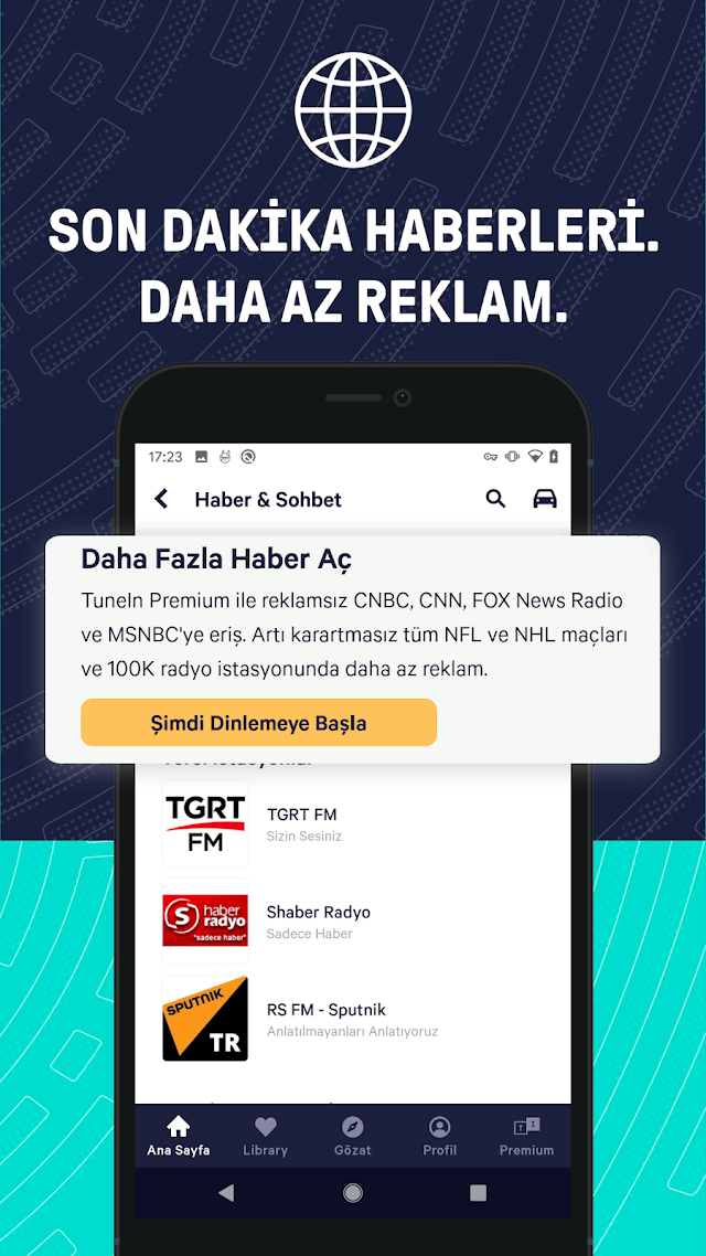 TuneIn Radio: Spor, Müzik, FM Resimleri