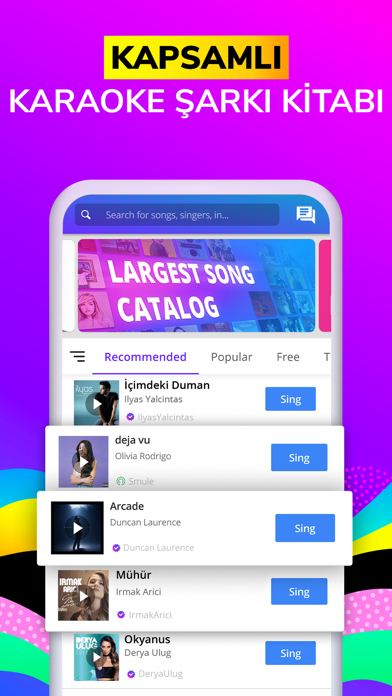 Smule: Müzik, Karaoke ve Video Resimleri