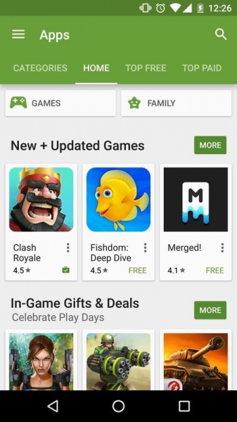 Play store oyun indir