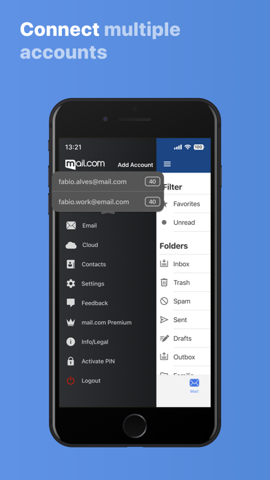 mail.com - email & cloud Resimleri