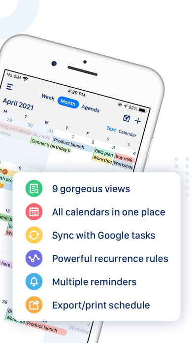 Tiny Calendar: Planner & Tasks Resimleri