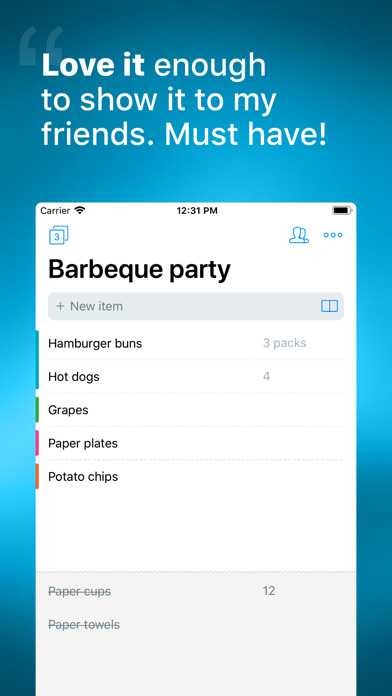 Grocery List with Sync Resimleri