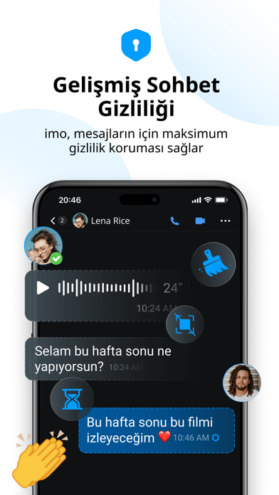 imo Görüntülü Arama ve Mesaj Resimleri