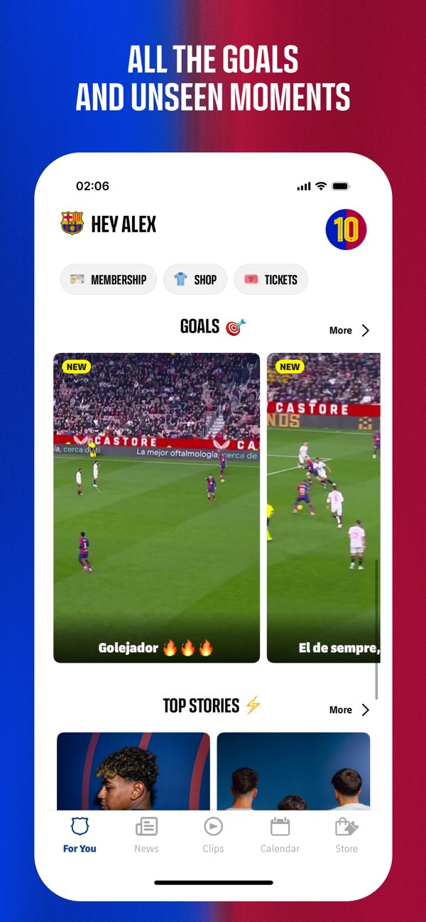 FC Barcelona Official App Resimleri