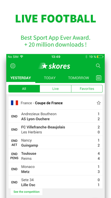 Skores - Canlı Futbol Resimleri