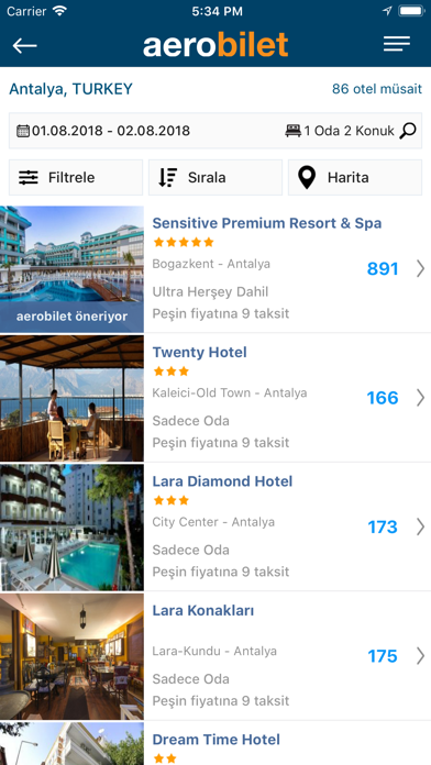 Aerobilet - Uçak, Otel, Otobüs Resimleri