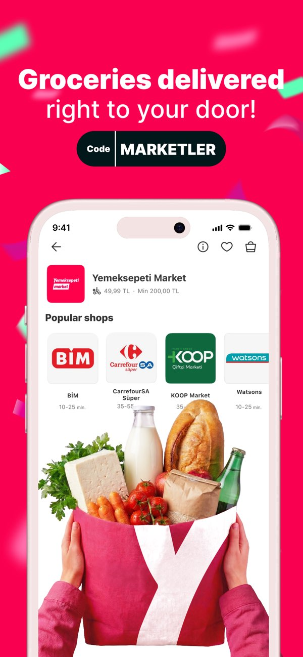 Yemeksepeti: Yemek & Market Resimleri