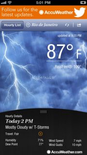 AccuWeather for iPhone Resimleri