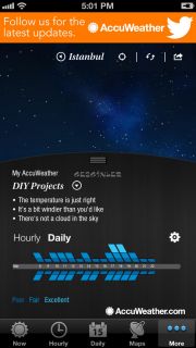 AccuWeather for iPhone Resimleri
