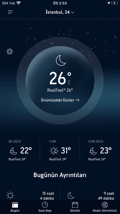 AccuWeather Hava Durumu Resimleri