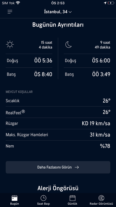 AccuWeather Hava Durumu Resimleri
