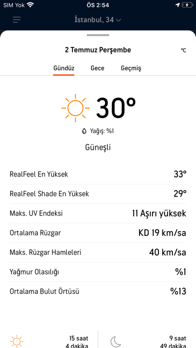 AccuWeather Hava Durumu Resimleri