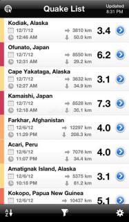 QuakeFeed Earthquake Map, Alerts and News Resimleri