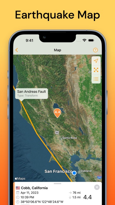 QuakeFeed Earthquake Alerts Resimleri