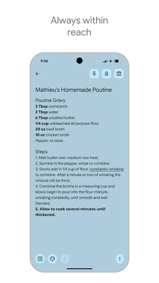 Google Keep - Not ve listeler Resimleri