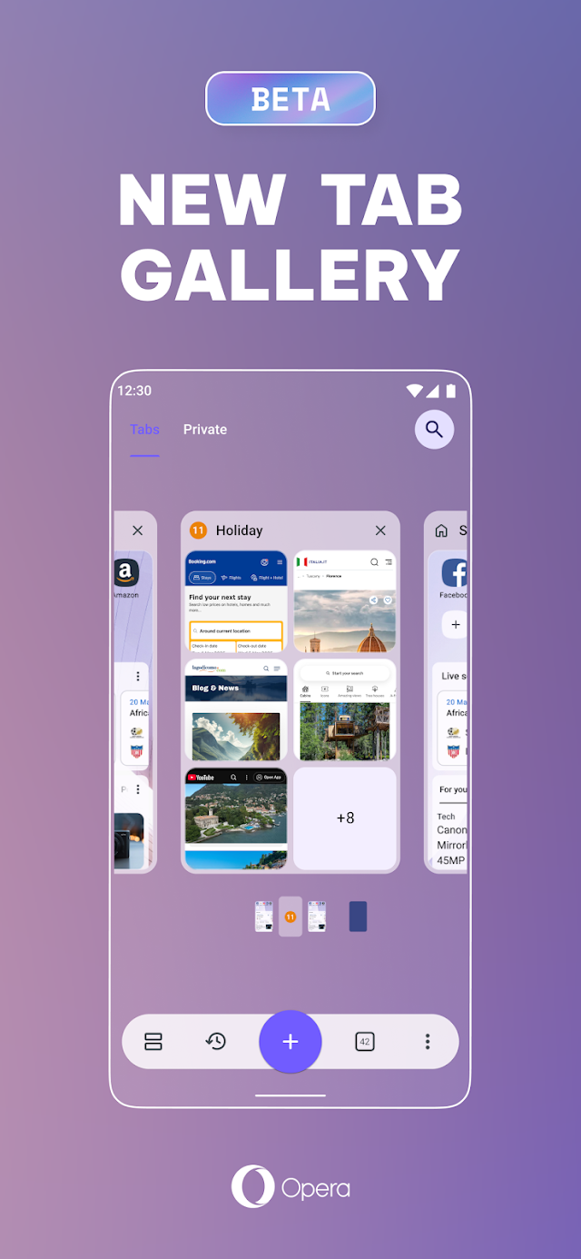 Opera beta tarayıcı Resimleri